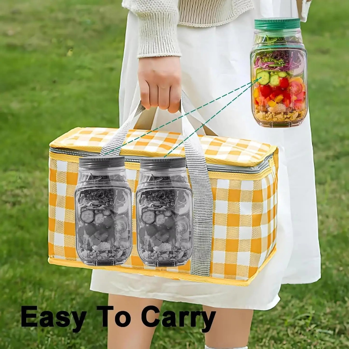 CrispPod™ Leakproof Salad & Fruit Storage Jar