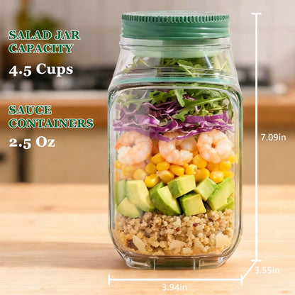 CrispPod™ Leakproof Salad & Fruit Storage Jar