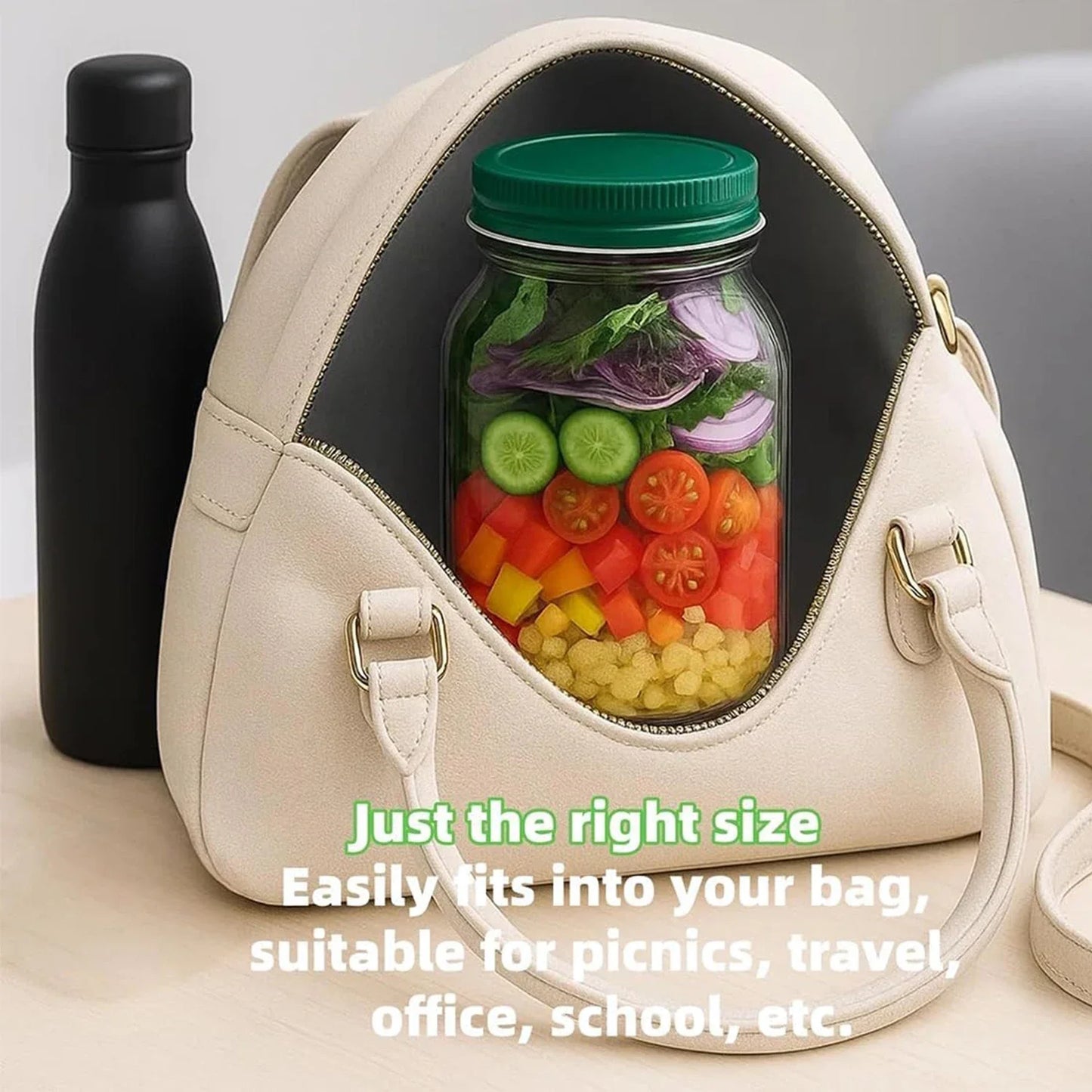 CrispPod™ Leakproof Salad & Fruit Storage Jar